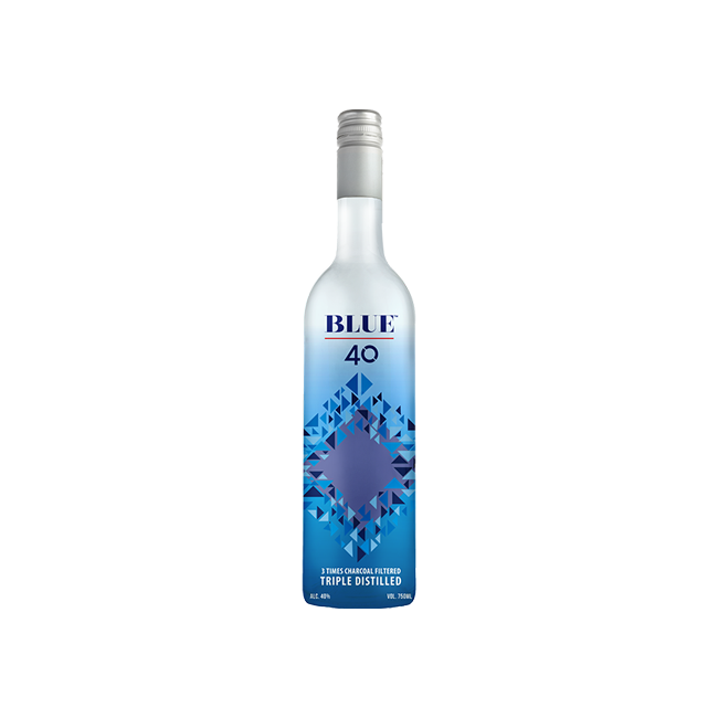 [30903] Blue 40 Ltd Edition Vodka 40% 750ml