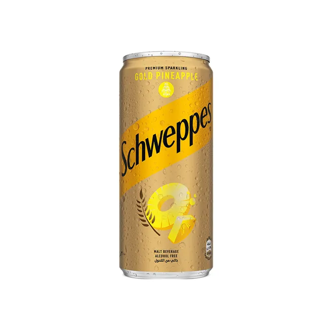 [60613] Schweppes Gold Pinapple Can 300ml  